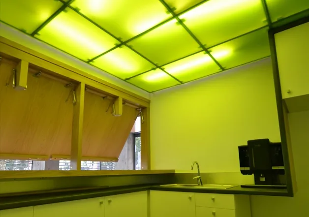 plafond coloré