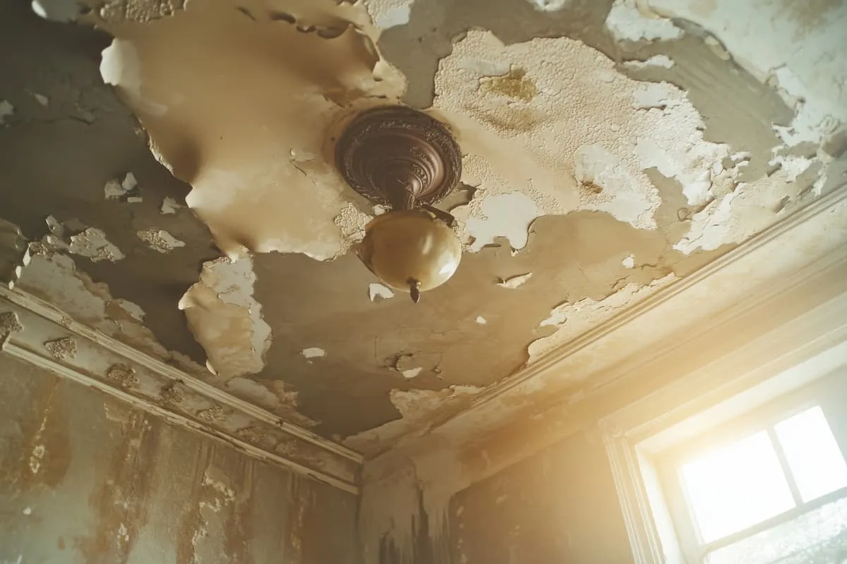 plafond abimé